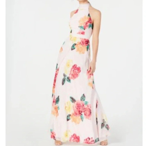 Laundry by Shelli Segal Floral/Animal Print Mock Neck - Picture 1 of 11